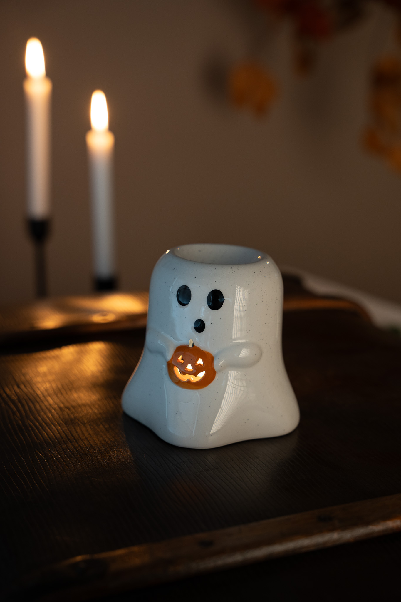 Spook wax en oliebrander