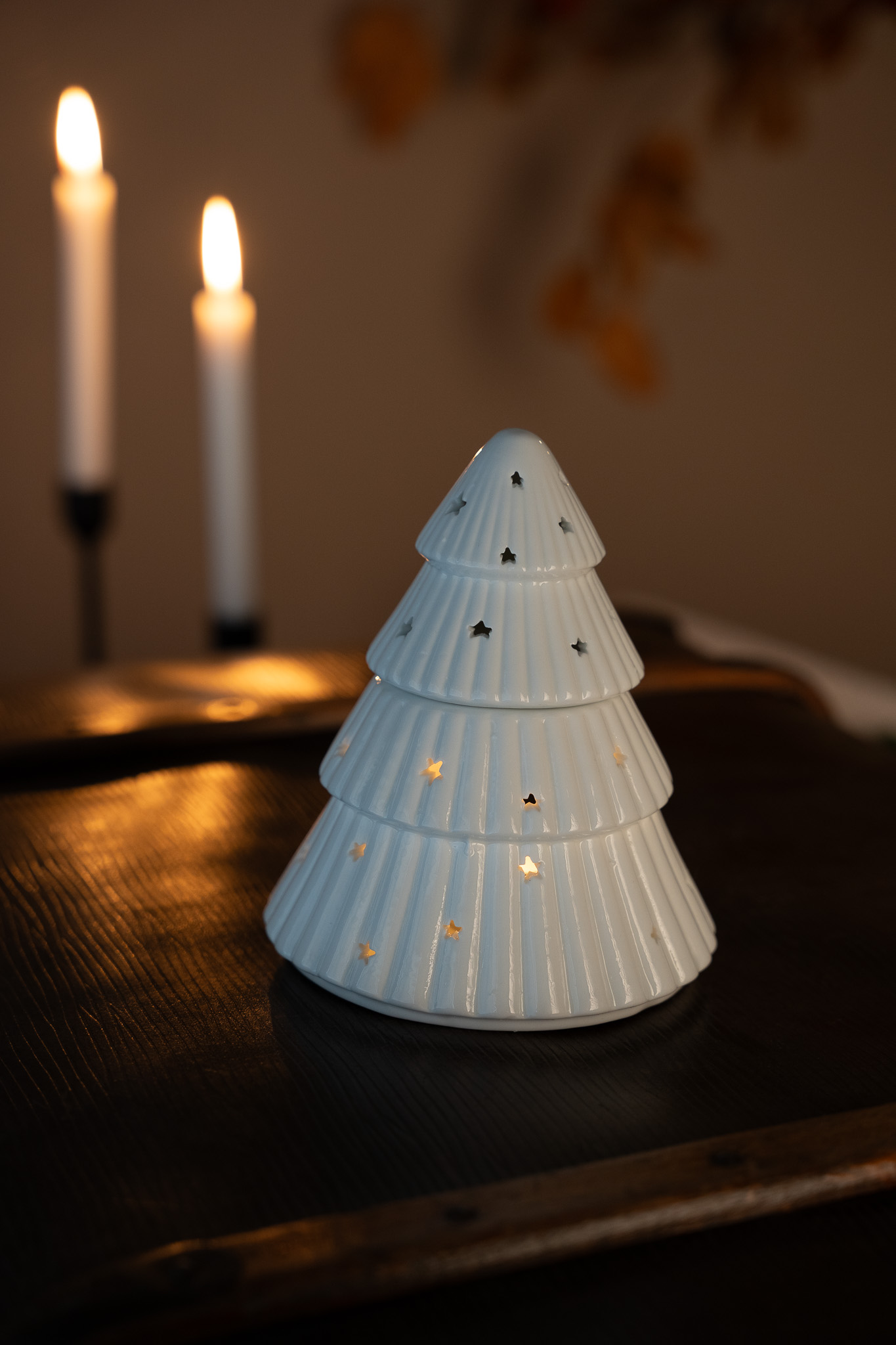 Kerstboom wax en oliebrander